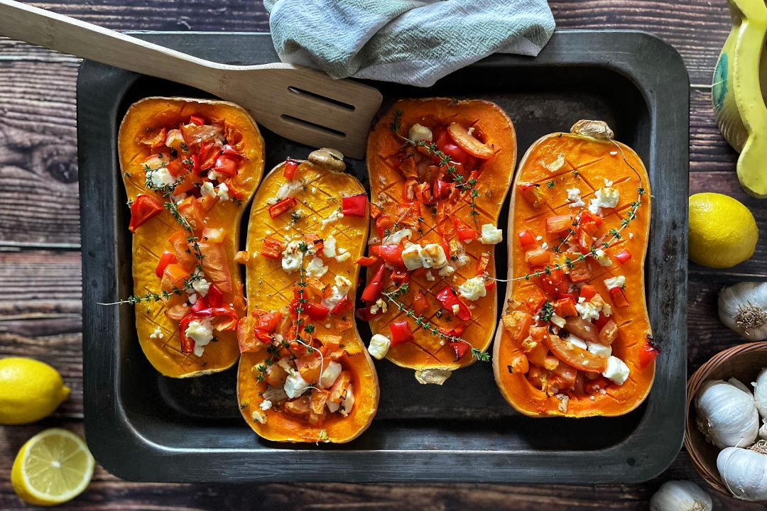 Stilvolle Krbis Backofen Rezept Bild
